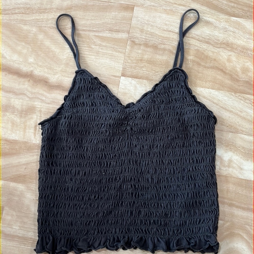 American eagle dark gray cami